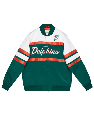 BOMBER NFL SPECIAL SCRIPT HEAVYWEIGHT SATIN DOLPHINS