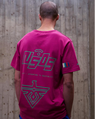 T-Shirt Oversize DCNTD SOS rose fuchsia