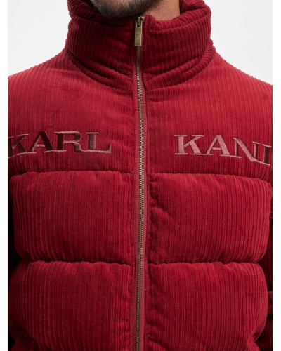 Veste matelassée Karl kani Retro Corduroy rouge