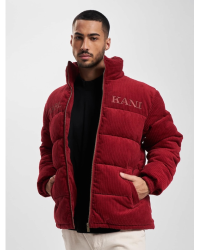 Veste matelassée Karl kani Retro Corduroy rouge