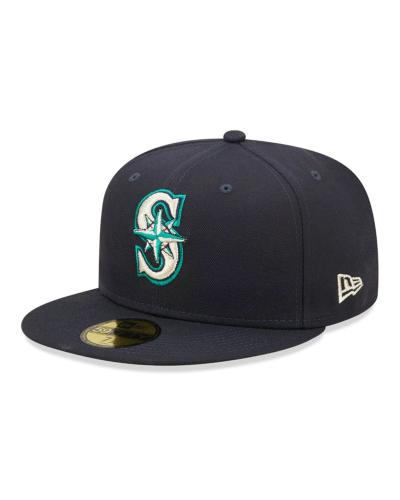 Casquette New Era 59FIFTY Fitted Seattle Mariners AC Perf Navy