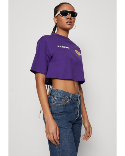 Crop Top New Era LA Lakers NBA Team Logo