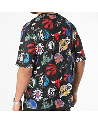 T-shirt New era en Mesh Oversize NBA All Over Print