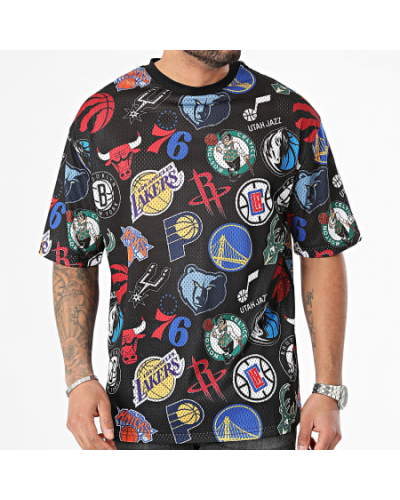 T-shirt New era en Mesh Oversize NBA All Over Print