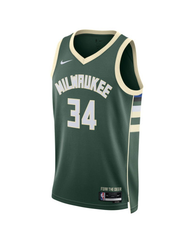 Maillot Nike NBA Giannis Antetokounmpo Milwaukee Bucks Icon Edition