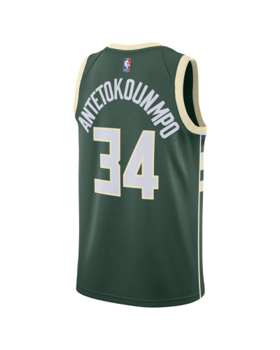 Maillot Nike NBA Giannis Antetokounmpo Milwaukee Bucks Icon Edition