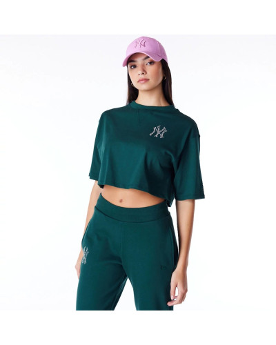 Crop Top New era New York Yankees MLB Diamante