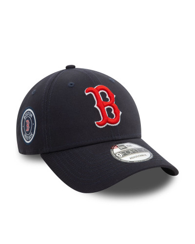 Casquette 9FORTY Adjustable Boston Red Sox MLB Side Patch Bleu Marine