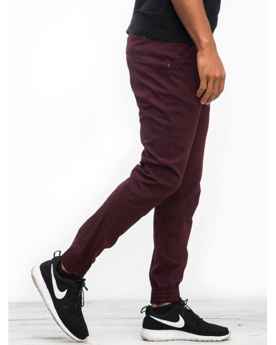 JOGGER PANT TWO ANGLE SKALA BORDEAU