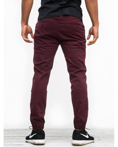 JOGGER PANT TWO ANGLE SKALA BORDEAU