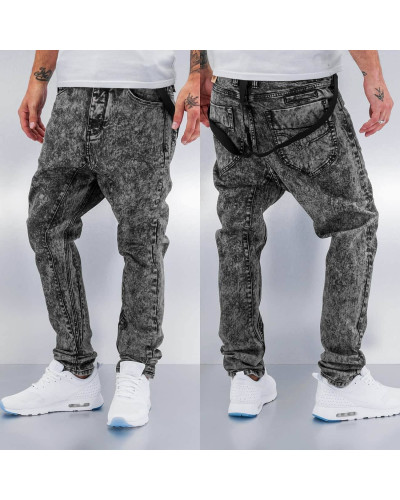 Jeans Rocawear Skinny Hammer fit gris acid wash