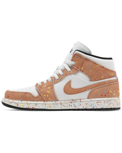 Air Jordan 1 Mid SE 'Brushstroke Paint Splatter'