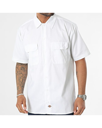 Chemise Dickies Work À Manches Courtes Blanche