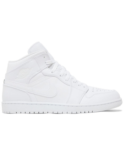 Air Jordan 1 Mid 'Triple White'