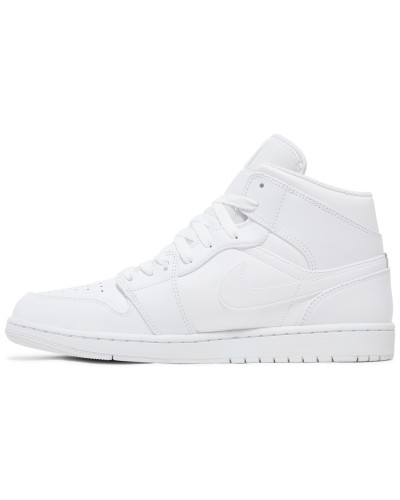 Air Jordan 1 Mid 'Triple White'