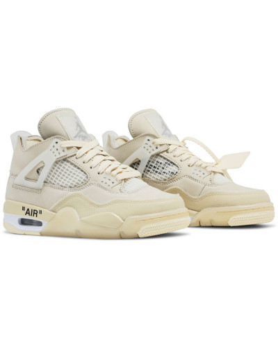 Off-White x Wmns Air Jordan 4 Retro SP 'Sail'