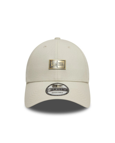 Casquette New era 9FORTY Adjustable New Era Badge Crème