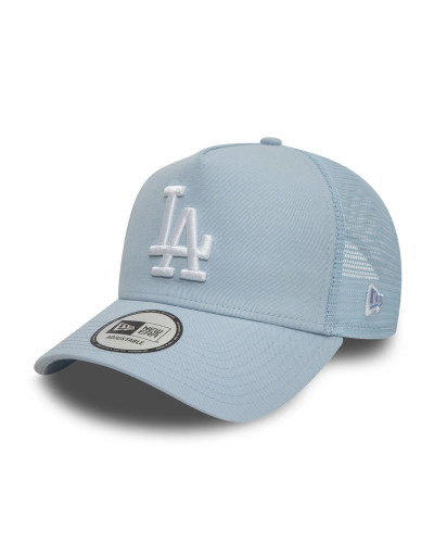 Casquette New era 9FORTY A-Frame Trucker LA Dodgers League Essential Bleu Pastel