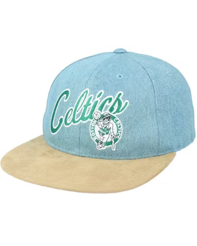 Cap Snapback Mitchell & Ness - Celtics Denim Script Cap