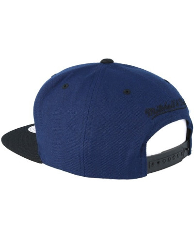 Casquette Snap back Mitchell & Ness 2 Tone Label Navy