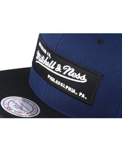 Casquette Snap back Mitchell & Ness 2 Tone Label Navy