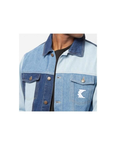 Veste en Jean Karl Kani OG Rinse Block Denim Trucker