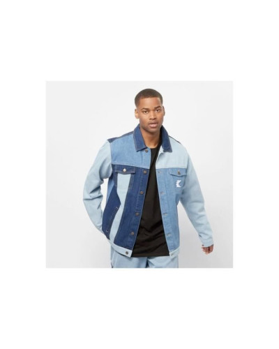 Veste en Jean Karl Kani OG Rinse Block Denim Trucker