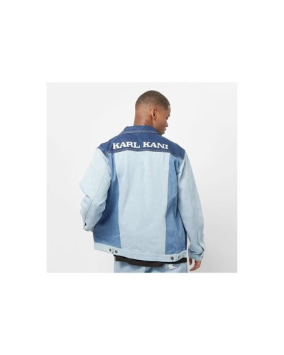 Veste en Jean Karl Kani OG Rinse Block Denim Trucker