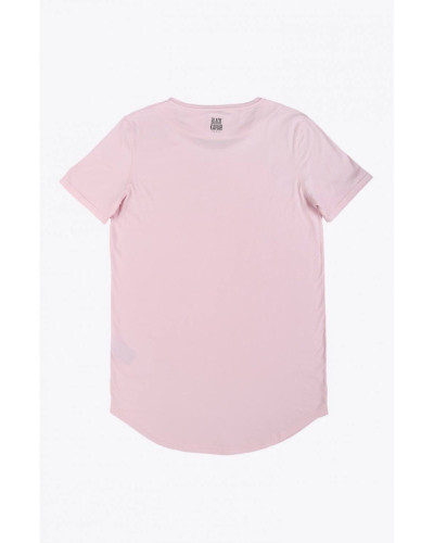T-shirt oversize Black Kaviar Shelix rose