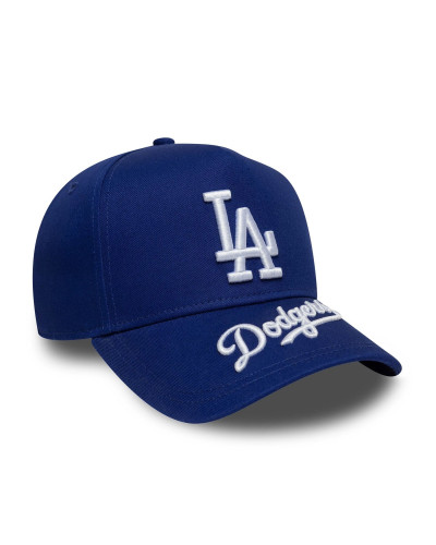 Casquette New Era Los Angeles Dodgers 9FORTY Aframe Visor Hit bleu