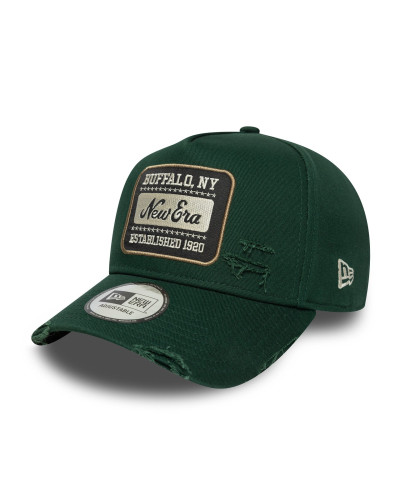 Casquette New Era 9FORTY Patch Wash Aframe vert