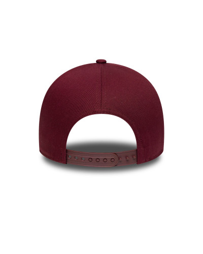 Casquette New Era 9FORTY Patch Wash Aframe bordeaux