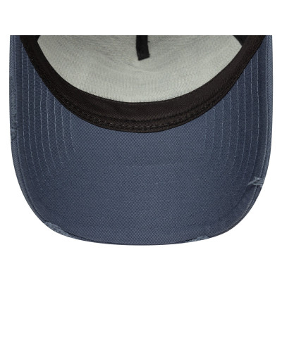 Casquette New Era 9FORTY Patch Wash Aframe bleu