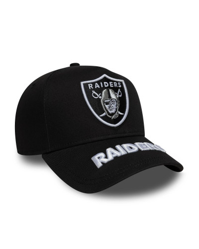 Casquette New era Raiders Eframe Visor Hit Noir