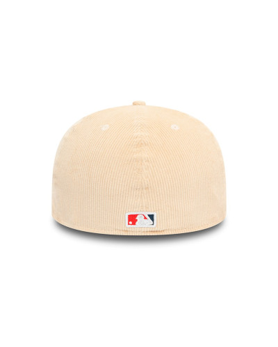 Casquette New Era 59FIFTY Fitted Low Profile LA Dodgers Cord Light Beige
