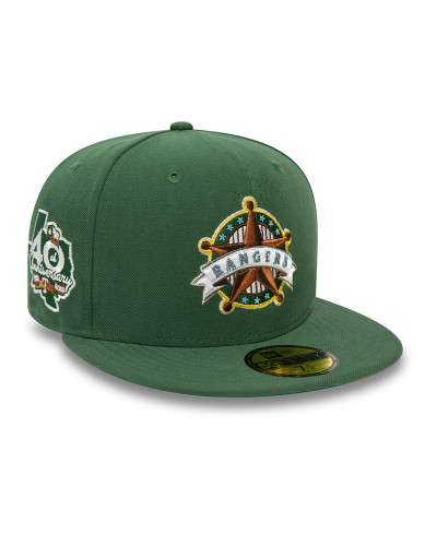 Casquette New Era 59FIFTY Fitted MLB Cooperstown Alternative T Rangers dark green