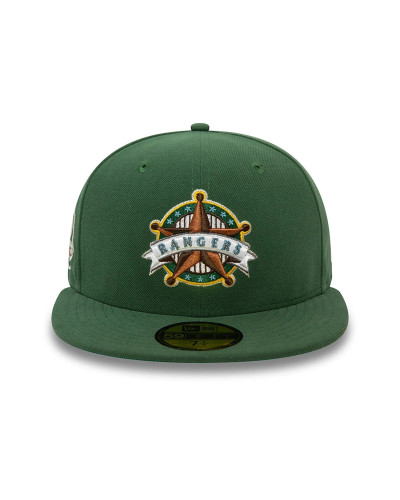 Casquette New Era 59FIFTY Fitted MLB Cooperstown Alternative T Rangers dark green