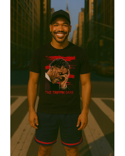 T-shirt Two angle Thz Tripping Dzad Gravis Noir