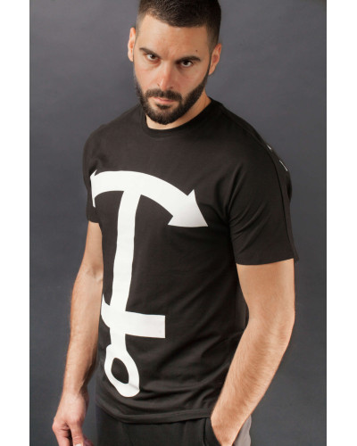 T-Shirt La Piraterie Ancre Noir