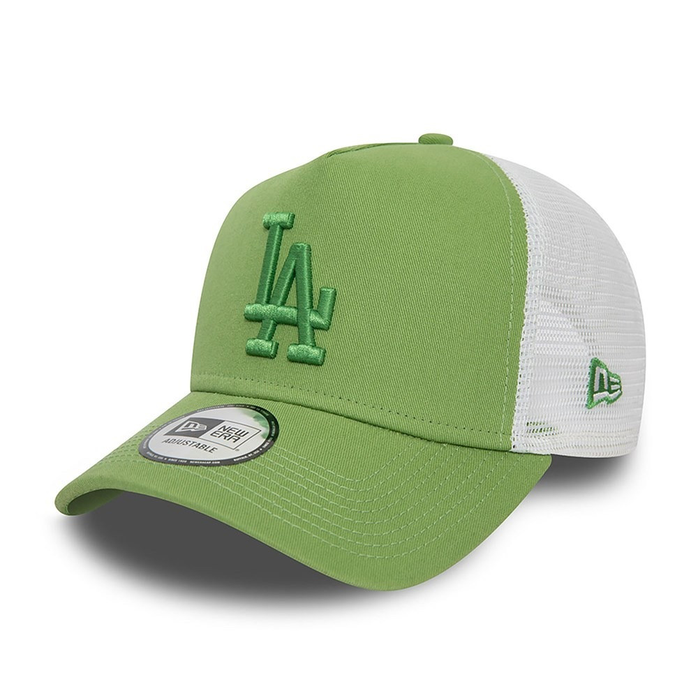 Casquette New Era Trucker LA Dodgers League Essential Vert Pomme