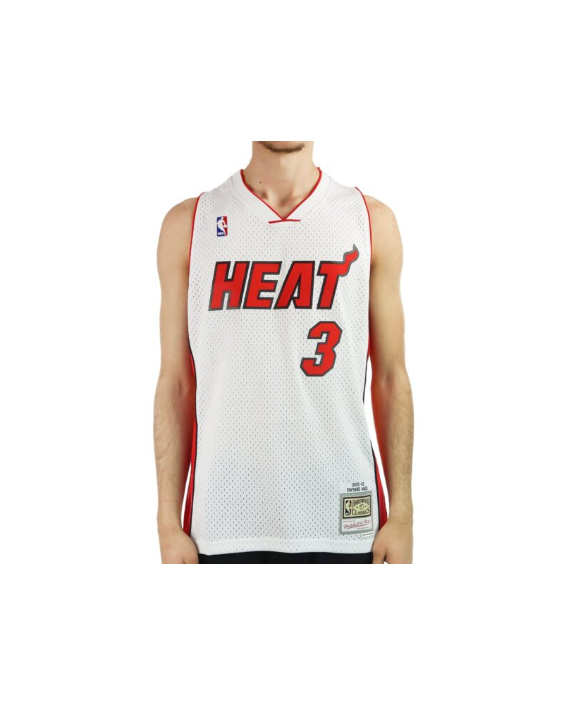 MAILLOT NBA WHITE MIAMI HEAT 2005 DWYANE WADE