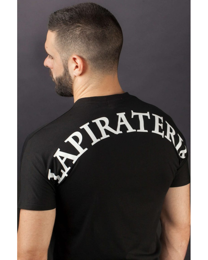 T-Shirt La Piraterie Ancre Noir