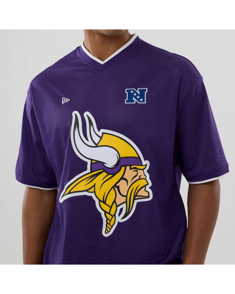 T-shirt Oversize en Mesh Minnesota Vikings NFL Violet