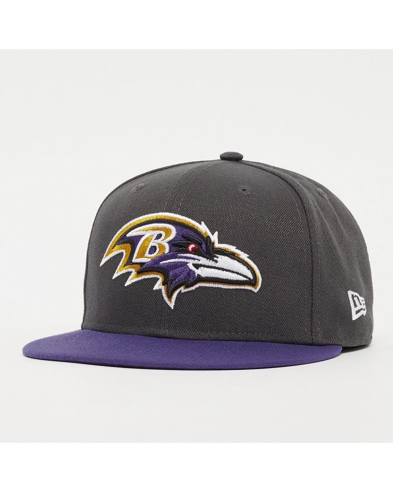 Casquette New Era 59FIFTY NFL Baltimore Ravens Graphite Sidepatch Limited Edition