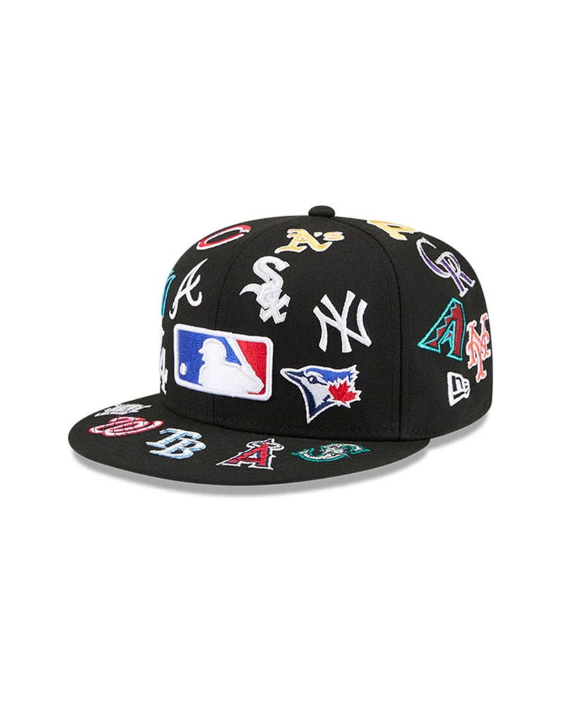 Casquette New Era 59FIFTY Fitted MLB All Over Noir
