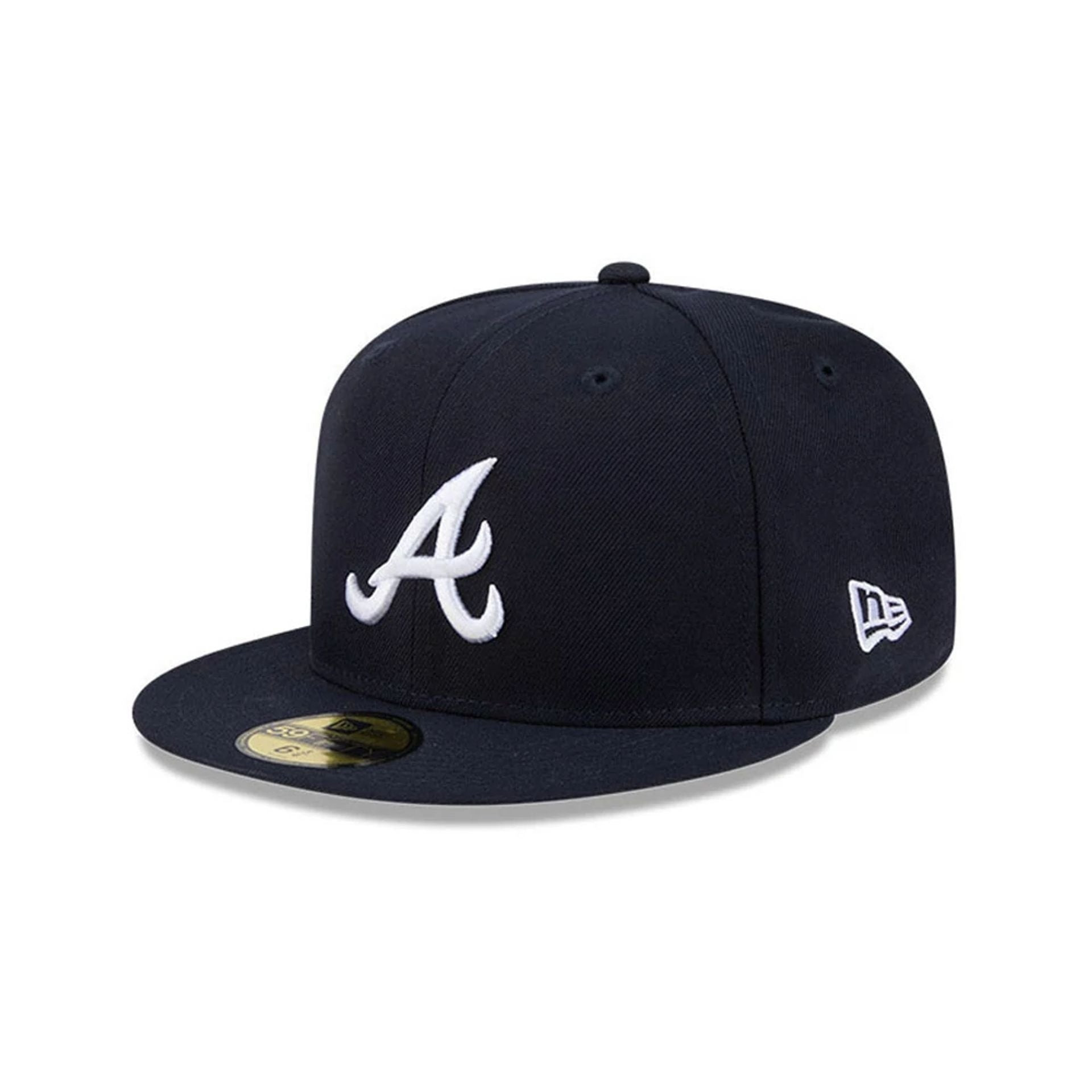 Casquette New Era 59FIFTY Fitted Atlanta Braves MLB Hidden Hit Bleu marine