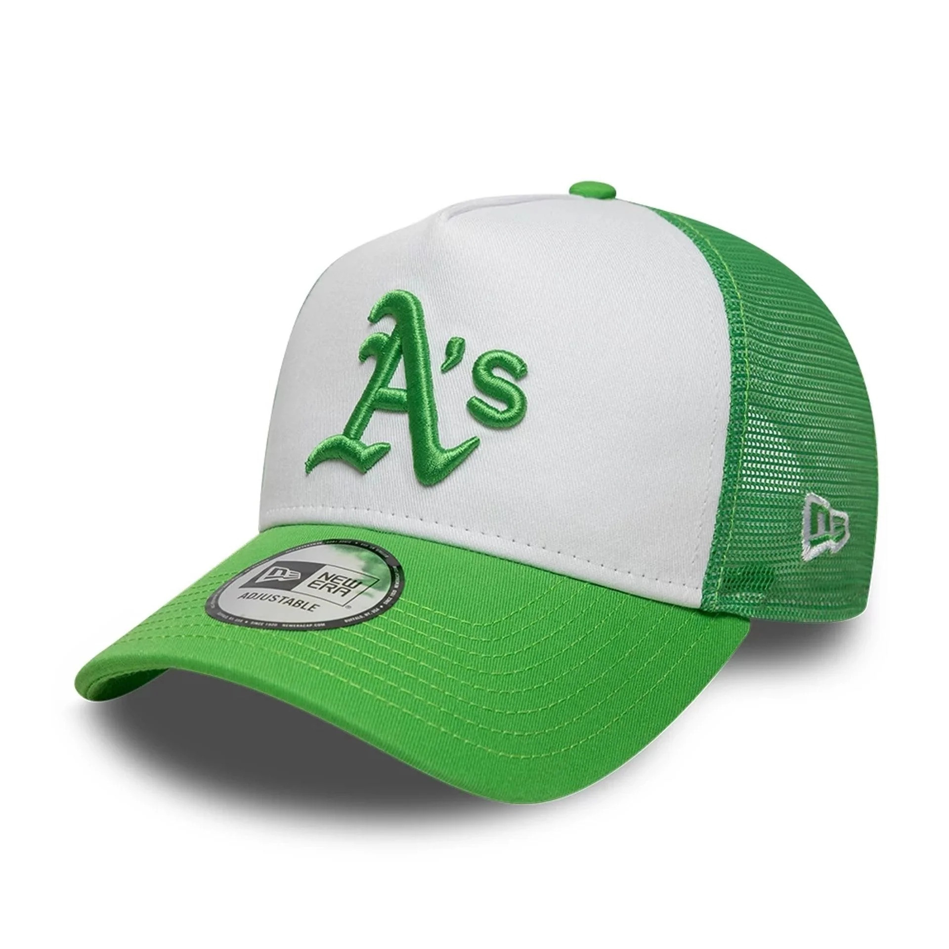 Casquette New Era 9FORTY A-Frame Trucker League Essential Athletics MLB Vert
