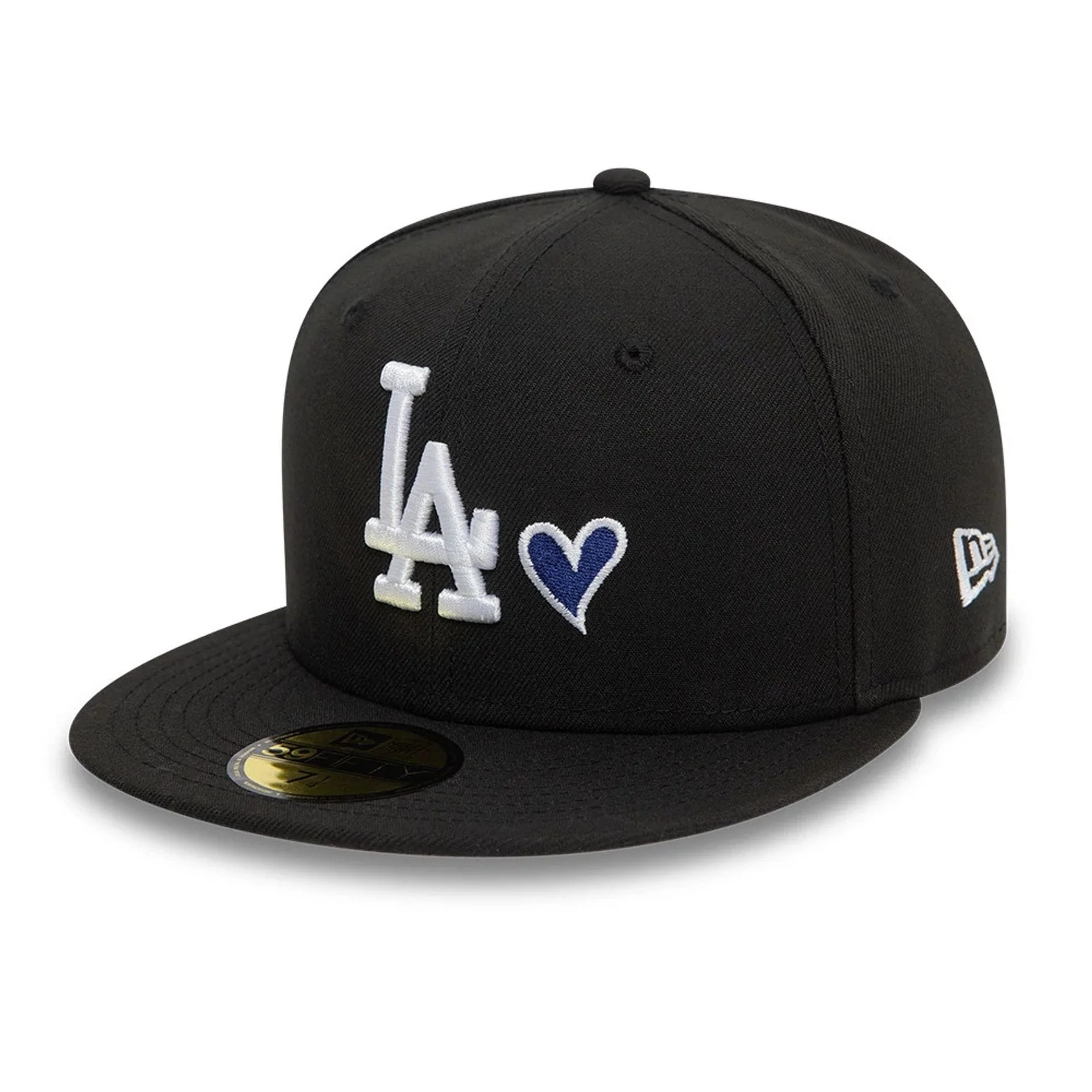 Casquette New Era 59FIFTY Fitted MLB Heart Icon LA Dodgers Noir