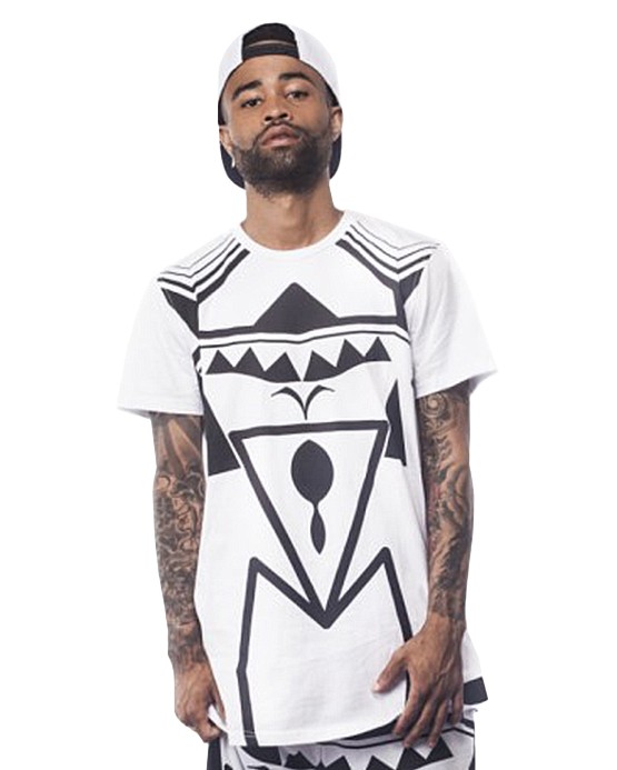 T-shirt Leef Paris oversize Shabba White