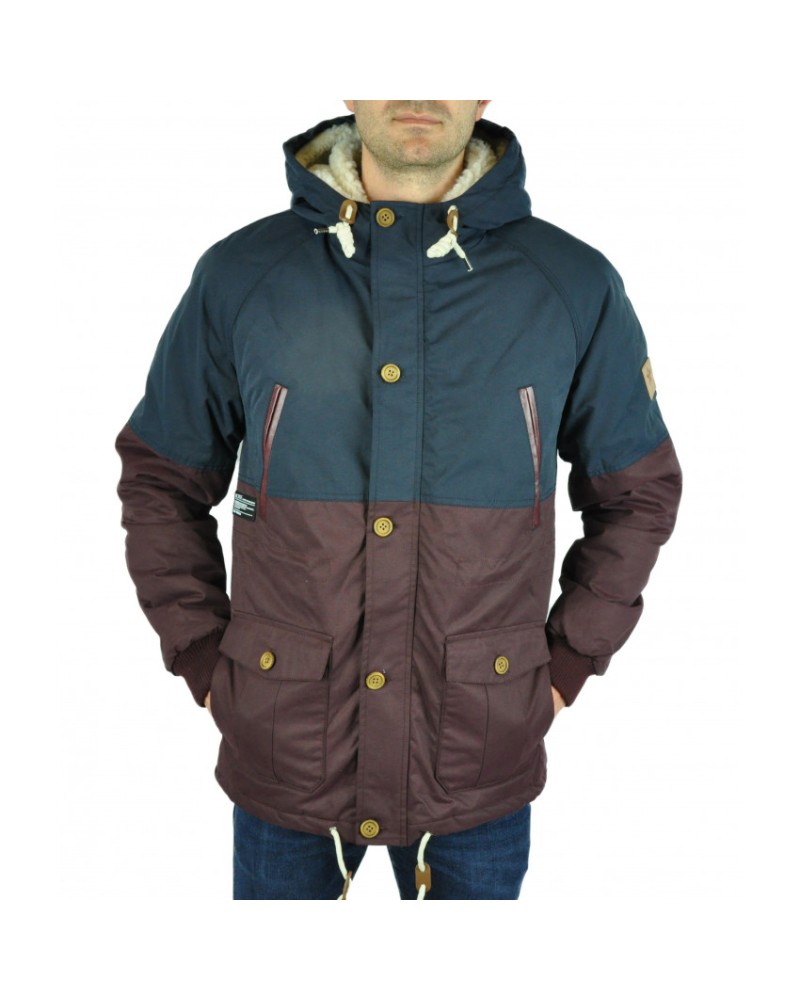 Manteau Tiraine Two Angle Bordeaux